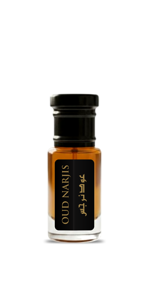 AL JAMAL Oud Narjis Attar Oil 3ml | Made With Natural Ingredients | Long Lasting