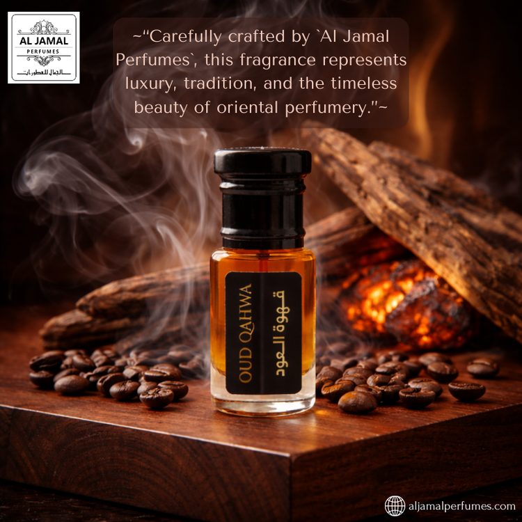 AL JAMAL OUD QAHWA Attar Oil 3ml | 100% Natural & Pure