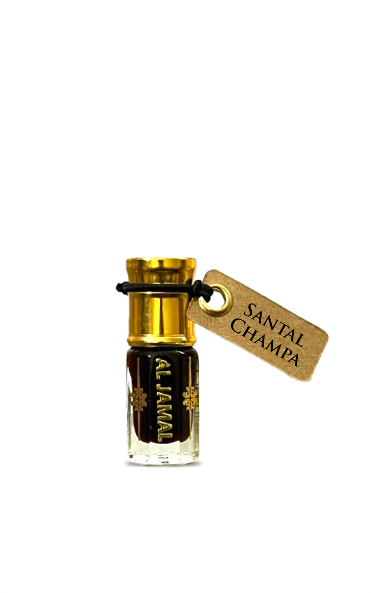 AL JAMAL Santal Champa Attar Oil 3ml | Made With Natural Ingredients | Long Lasting