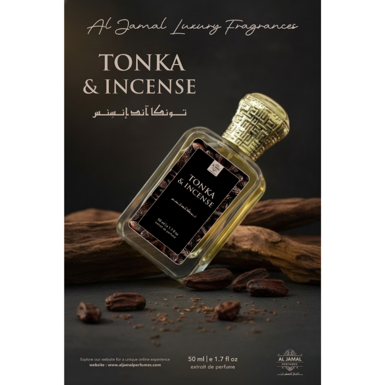 AL JAMAL TONKA & INCENSE PERFUME 50ML Extrait The Perfume