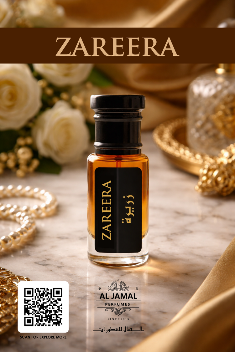 AL JAMAL Zareera Attar Oil 3ml | Made With Natural Ingredients | Long Lasting