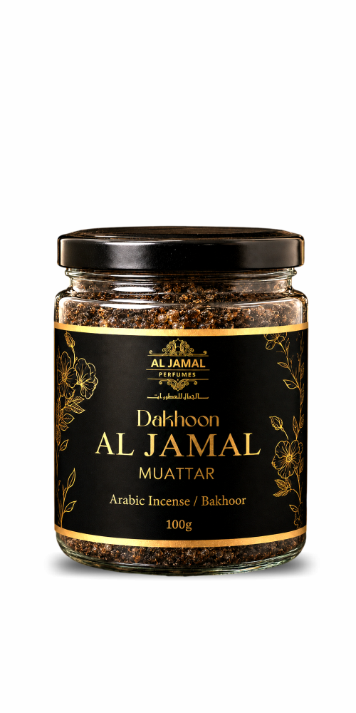 AL JAMAL Dakhoon Al Muattar 100g | Arabic Incense Bakhoor