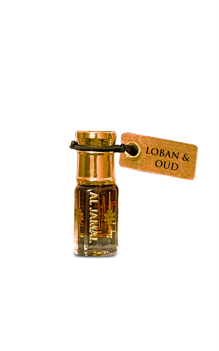 AL JAMAL Loban & Oud Attar Oil 3ml | Made With Natural Ingredients | Long Lasting