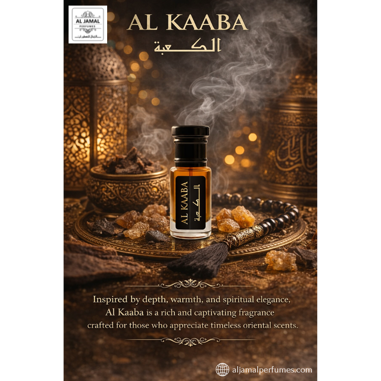 AL JAMAL Al Kaaba Attar Oil 3ml / Made With Natural Ingredients / Long Lasting