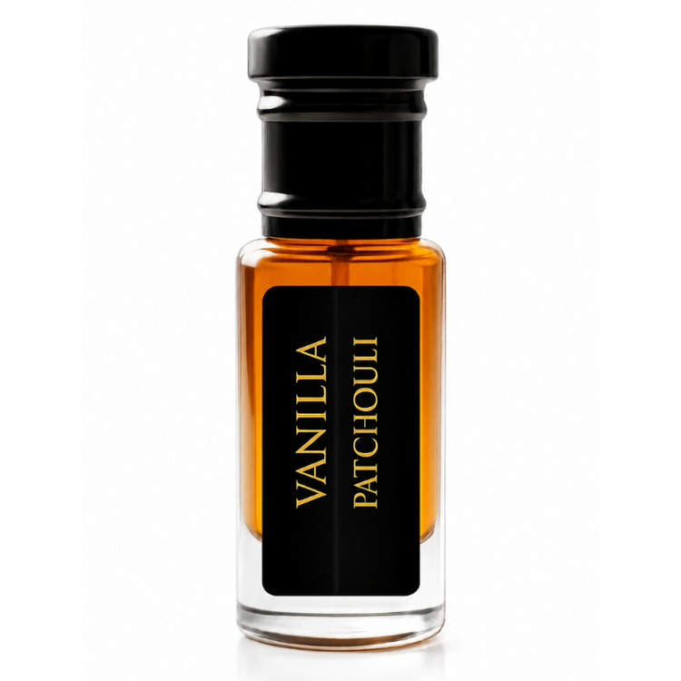 AL JAMAL Vanilla Patchouli Attar Oil 3ml | Made With Natural Ingredients | Long Lasting