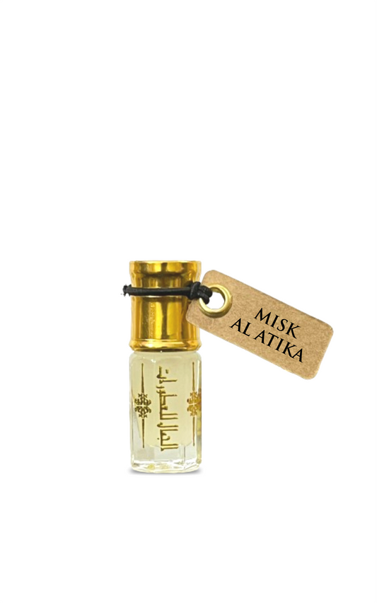 AL JAMAL Misk Al Atika Attar Oil 3ml | Made With Natural Ingredients | Long Lasting