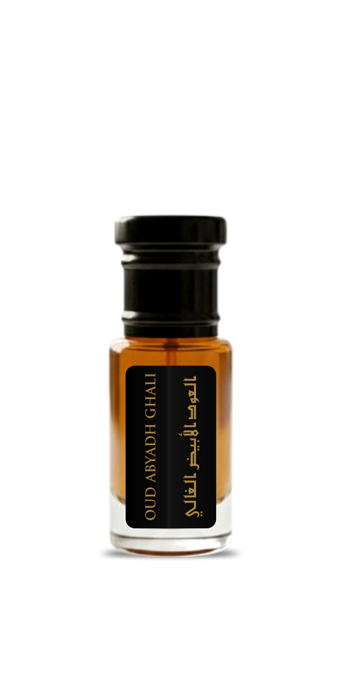 AL JAMAL Oud Abyadh Ghali Attar Oil 3ml | Made With Natural Ingredients | Long Lasting