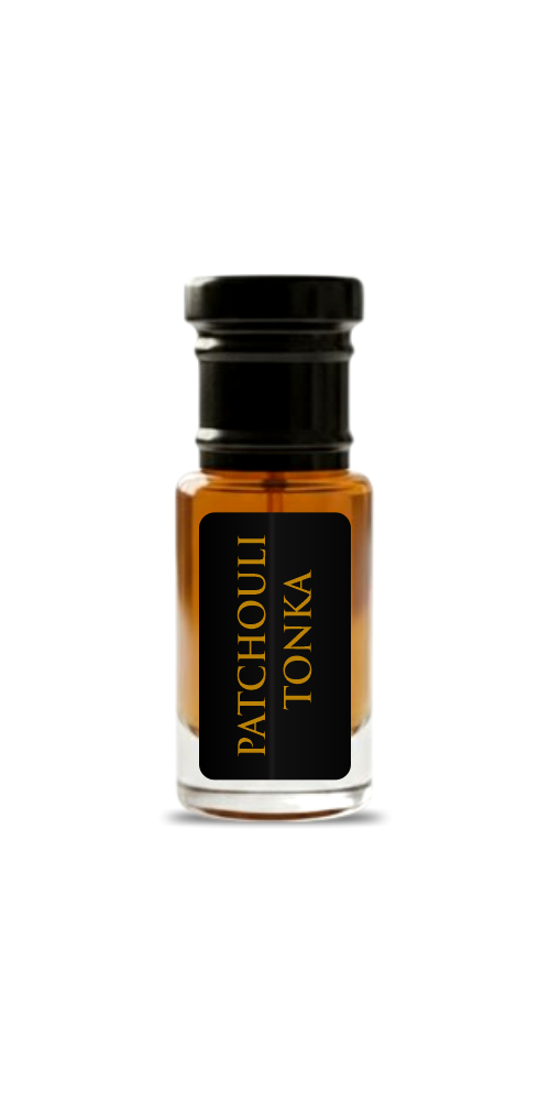 AL JAMAL Patchouli Tonka Attar Oil 3ml | Made With Natural Ingredients | Long Lasting